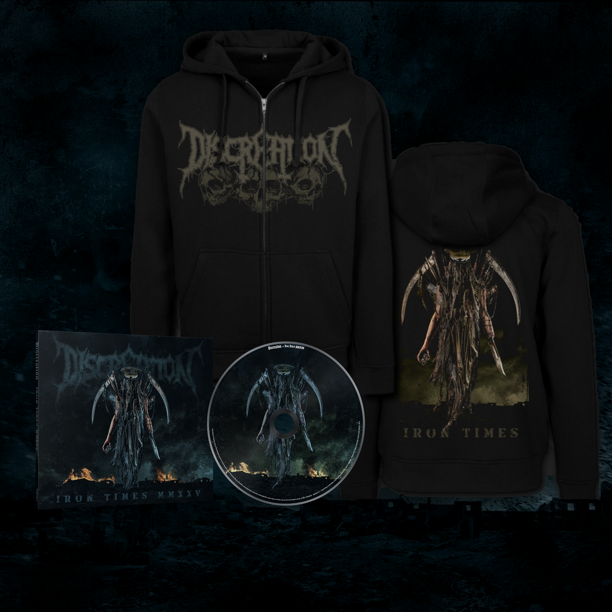 Bundle: Iron Times MMXXV CD & Iron Times Hooded Zipper
